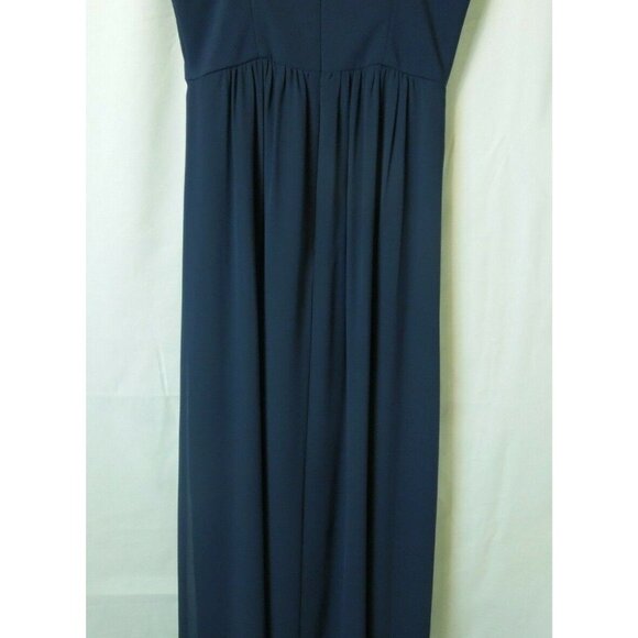 BCBG Generation Women's Navy Blue Cocktail Prom Evening Gown Dress Size 2 - Picture 11 of 12